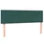 Vidaxl Box spring postelja z vzmetnico temno zelena 160x220 cm žamet