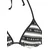 Elbsand Bikini črna/off-bela