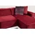 Atelier del Sofa Ugaona garnitura Lego 100x76x300cm Crvena