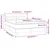 shumee Box spring posteljni z vzmetnico črn 140x190 cm blago