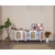 Hanah Home Konzola Bohem, 80x180x41 cm, Bela-hrast