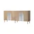Hanah Home Konzola Rome, 180x80x40 cm, Bronzane boje
