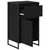 Kreveta Crni hrast 43 x 36 x 75,5 cm Konstruirano drvo