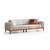 ATELIER DEL SOFA Sofa trosed Kapri 3 Seater Cream