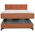 Box Krevet Freddie 140/200 cm , boja cigle