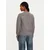 Pieces Pulover Rea 17152846 Siva Regular Fit