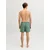 JJ REBEL Muški kupaći kostim JREBHAWAII SWIM SHORT SOLID, Zelena
