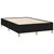 Vidaxl Box spring postelja z vzmetnico LED črna 120x190 cm blago