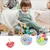 shumee Set 6 senzoričnih mini barvnih vrtavk