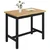 Visoki Bar Sto EKAI Crna 112 x 70 x 91 cm Masivna borovina