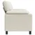 vidaXL Kavč Krem 214 x 85 x 93 cm Žamet