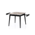 Hanah Home Trpezarijski sto Totem 80x75x80cm Beli mermer