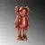 Aberto Design Dekorativna figura Yak-051, 12x26x8 cm