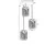 Opviq luster 2609354, crni