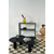 Hanah Home Klub sto Bloom, 110x40x70 cm, Crni