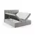 Siva boxspring postelja s prostorom za shranjevanje 180x200 cm Gina – Milo Casa