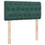 Vidaxl Box spring postelja z vzmetnico temno zelen 90x190 cm žamet