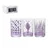 Komplet 6kos kozarcev Lavender Collection 250ml 68561