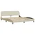 Okvir za krevet Dover krem 180 x 200 cm od tkanine