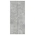 Ormar za cipele s policom Betonski sivi 80 x 39 x 178 cm