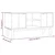 Vidaxl TV omarica OTTA rjava in bela 113,5x43x57 cm trdna borovina