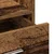 Podij s ladicama Staro drvo 55 x 55 x 107 cm Konstruirano drvo
