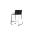 Venture Design Barski stol 2 kosa 50x85x41 cm črne barve