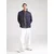 JACK & JONES Srajca JPRBLASUMMER nočno modra/rjasto rjava/bela