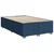 Vidaxl Box spring postelja z vzmetnico modra 120x190 cm blago