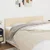 Vidaxl Posteljno vzglavje krem 180x5x78/88 cm blago