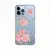 TELEMPIRE Silikonska maska Print Skin za iPhone 13 Pro Elegant Roses providna