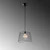 Opviq Luster Byisoo-6340, 46-126cm, 40 cm Cap E27, 40W, Bakarne boje