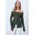 Trend Alacati Stili Ženska bluza Alc-X14527, Maslinasta
