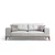 Atelier del Sofa Trosed na razvlačenje Montana 91x85x223cm Sivi