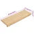 Prostirke za stepenice 10 kom 65x21x4 cm krem pravokutni rub