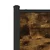 Vidaxl Kovinski posteljni okvir brez vzmetnice dimljen hrast 90x190 cm