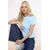 Trendyol Milla Ženska majica TWOSS26TS00124, Svetloplava