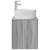 Umivaonik s policom Siva Sonoma 49,5 x 44,5 x 65 cm