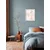 Dekoracyjna ramka boho Trizia 70 x 100 cm srebrna