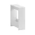 Hanah Home Pomoćni sto Simpi, 55x60x20 cm, Beli