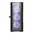 darkFlash Računalniško ohišje DARKFLASH DK431 Glass + 4 RGB ventilatorji (črno)