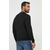 Vuneni pulover Emporio Armani za muškarce, boja: crna, lagani