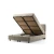 HANAH HOME Bračni krevet Safir 160 x 200 Brown
