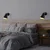 OPVIQ Vall Lamp zidna crna lampa Spotkafasi 13793