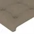 LED uzglavlje smeđesivo 200x5x118/128 cm od tkanine