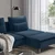 SÖDERHAMN Sofa dvosed, s lenjivcem s rukohvatom/Kelinge tamnoplava