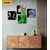 Komplet slik pestrobarvna abstrakcija - 4x 60x60