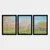 Wallity Set uramljenih slika 3SC_UN3896329, 3 Dela