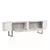 Nordure TV komoda, 180x50x30cm, Bela