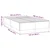 Vidaxl Posteljni okvir brez vzmetnice temno rjava 120x190 cm blago